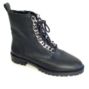Rebecca Minkoff Men\'s Black Leather Chain Boots Rebecca Minkoff Pink Boots | Mercari main image 2